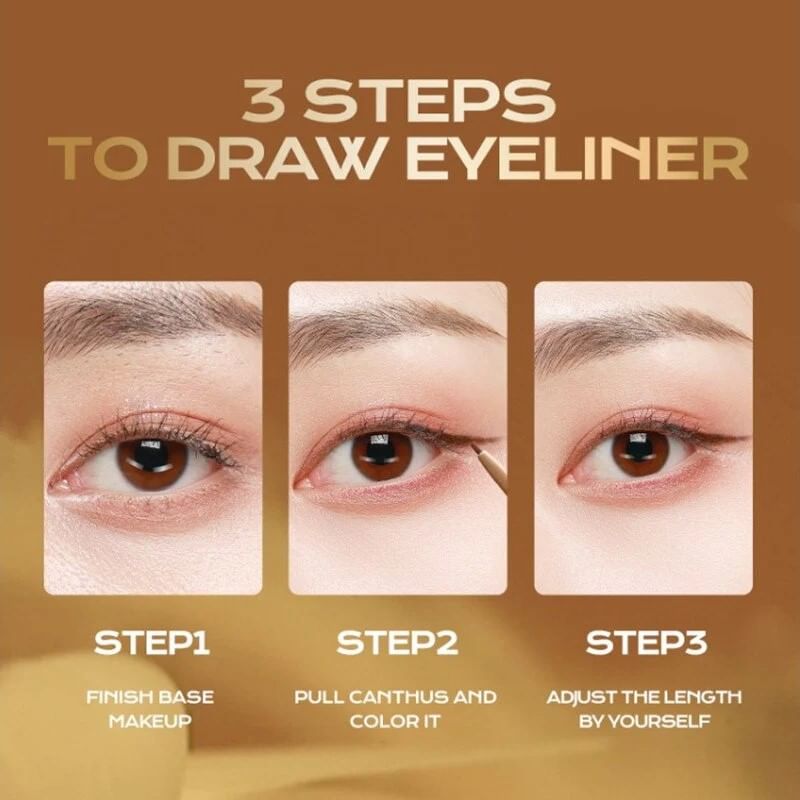 MISTINE - Sprankelende, langdurige waterproof eyeliner