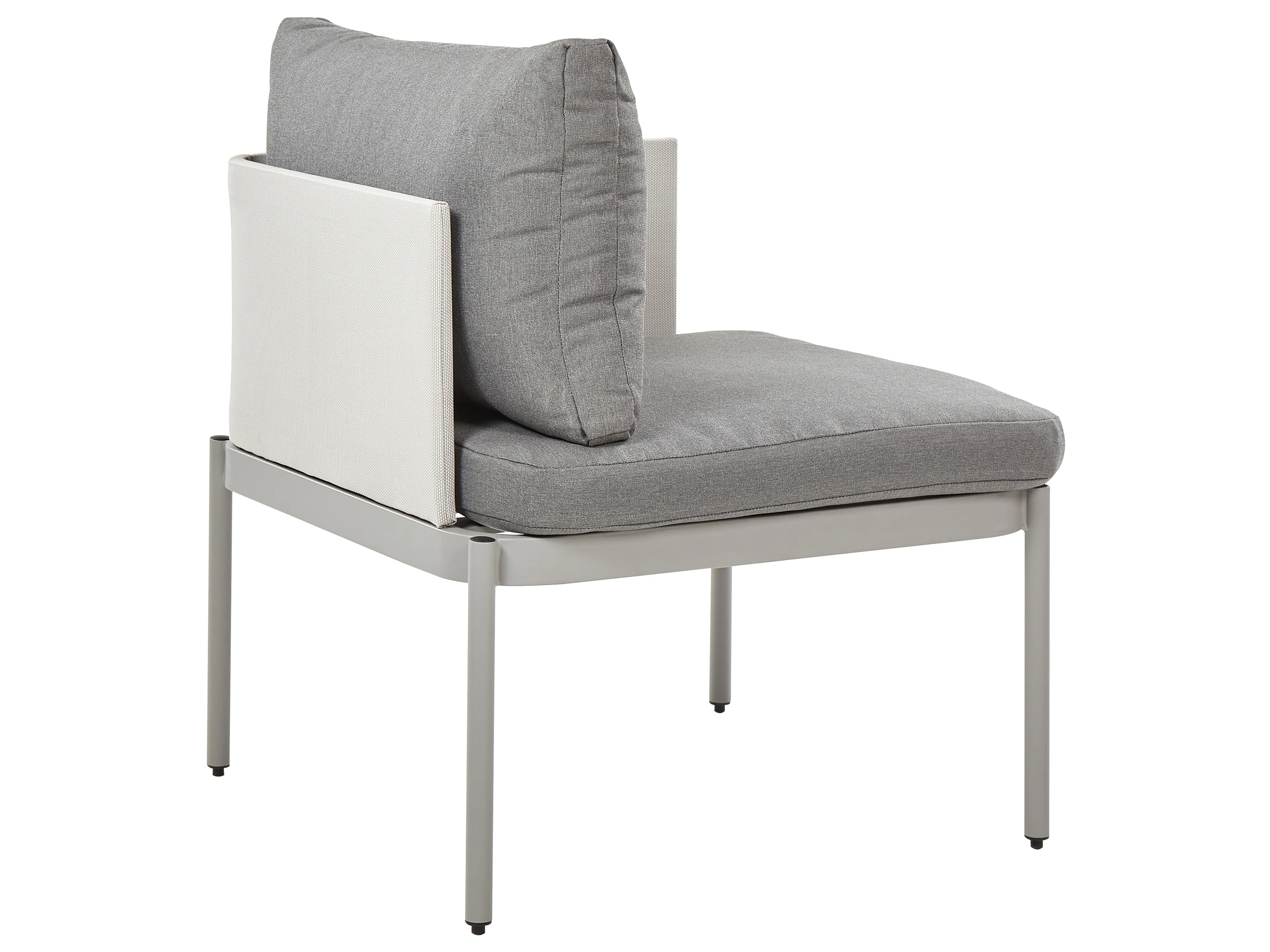 Loungeset met tafel 2-zits TERRACINA Metaal Lichtgrijs