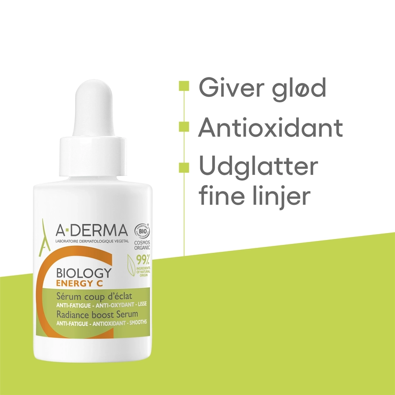 A-DERMA Biology Energy C Radiance Boost Serum 30 ml