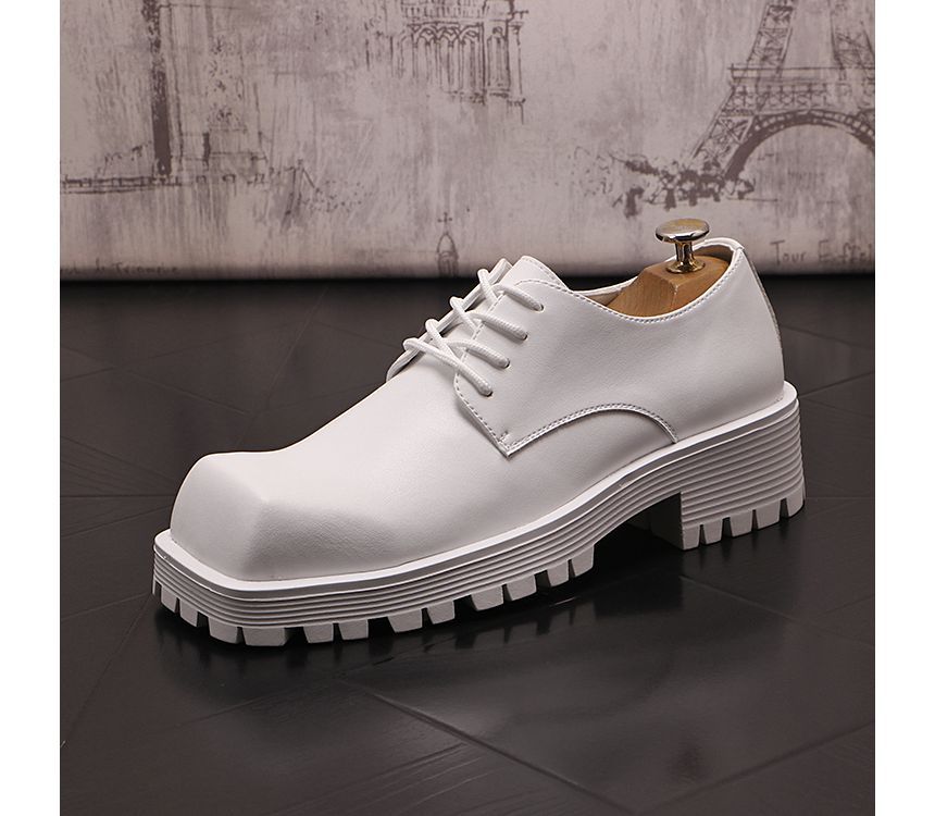 Mr Ozera - Veterschoenen met vierkante neus