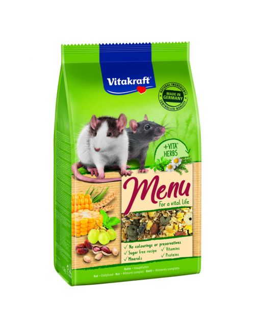 Vitakraft Menu Vital Ratten - Rattenvoer - 1 kg