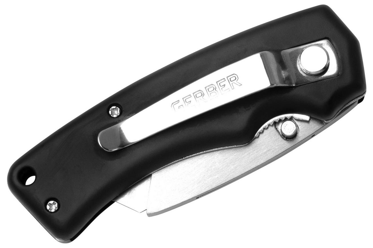 Gerber Edge Utility Knife, zwart, zakmes