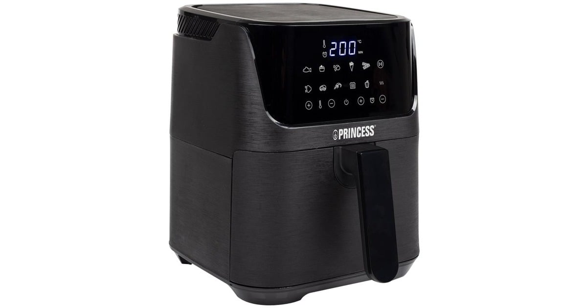 PrincessDigital Airfryer XL 182024 heteluchtfriteuse  (Zwart, 3,5L)