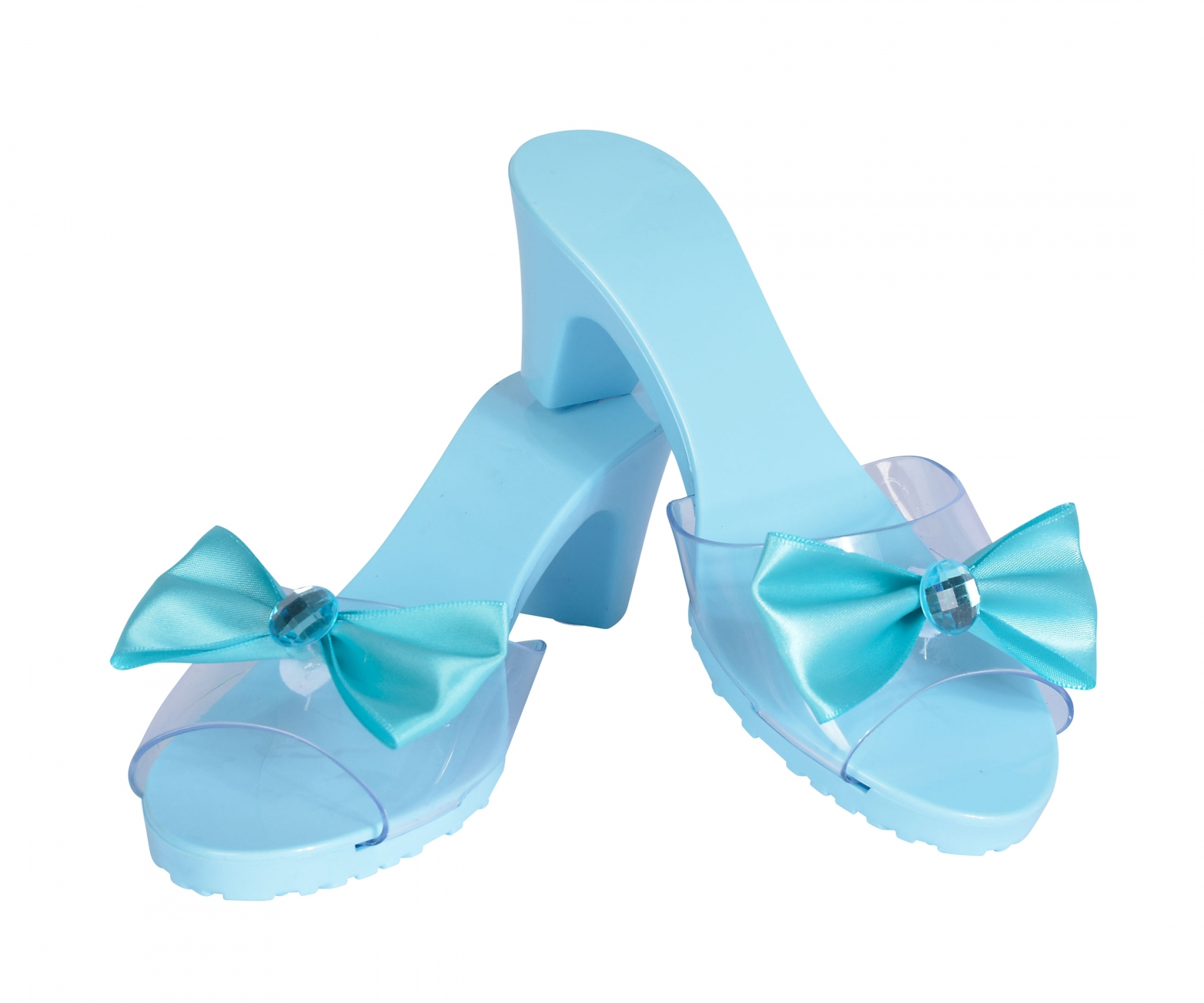 (1 Paar) Gr. 27/29 Girls Kinder Prinzessinnen Schuhe mit Schleifchen Fashion Accessoire High Heels Verkleidung (105562435) - Assortiert