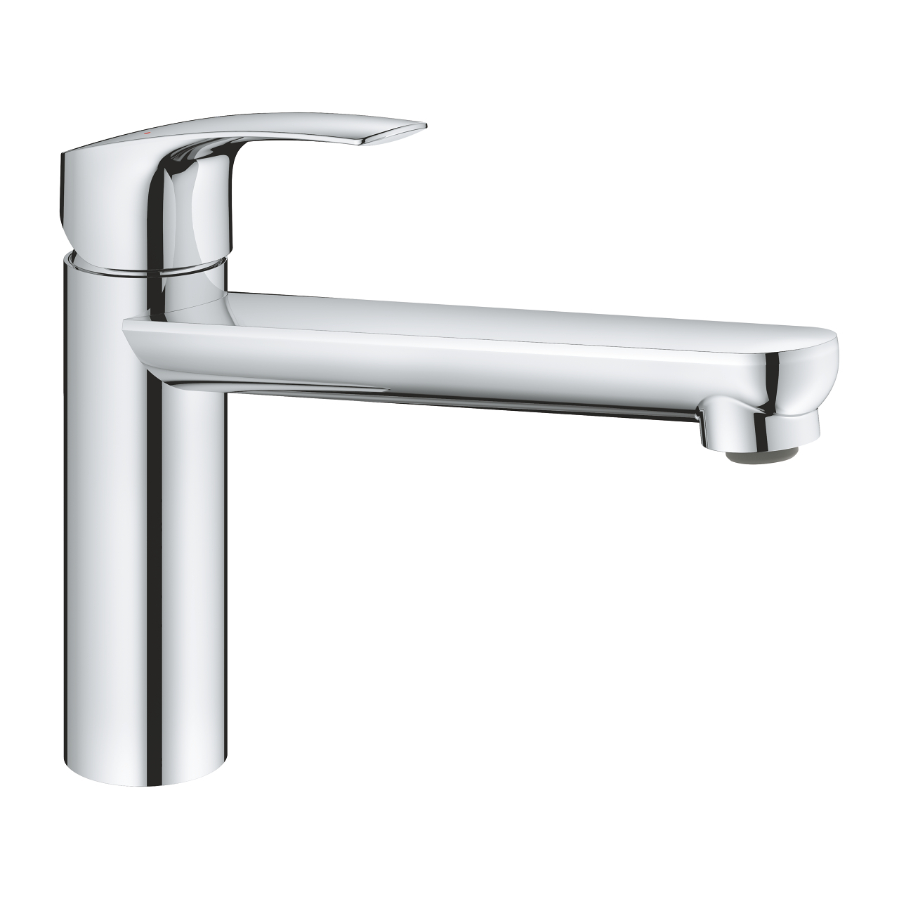 Grohe Eurosmart keukenkraan met medium draaibare uitloop chroom