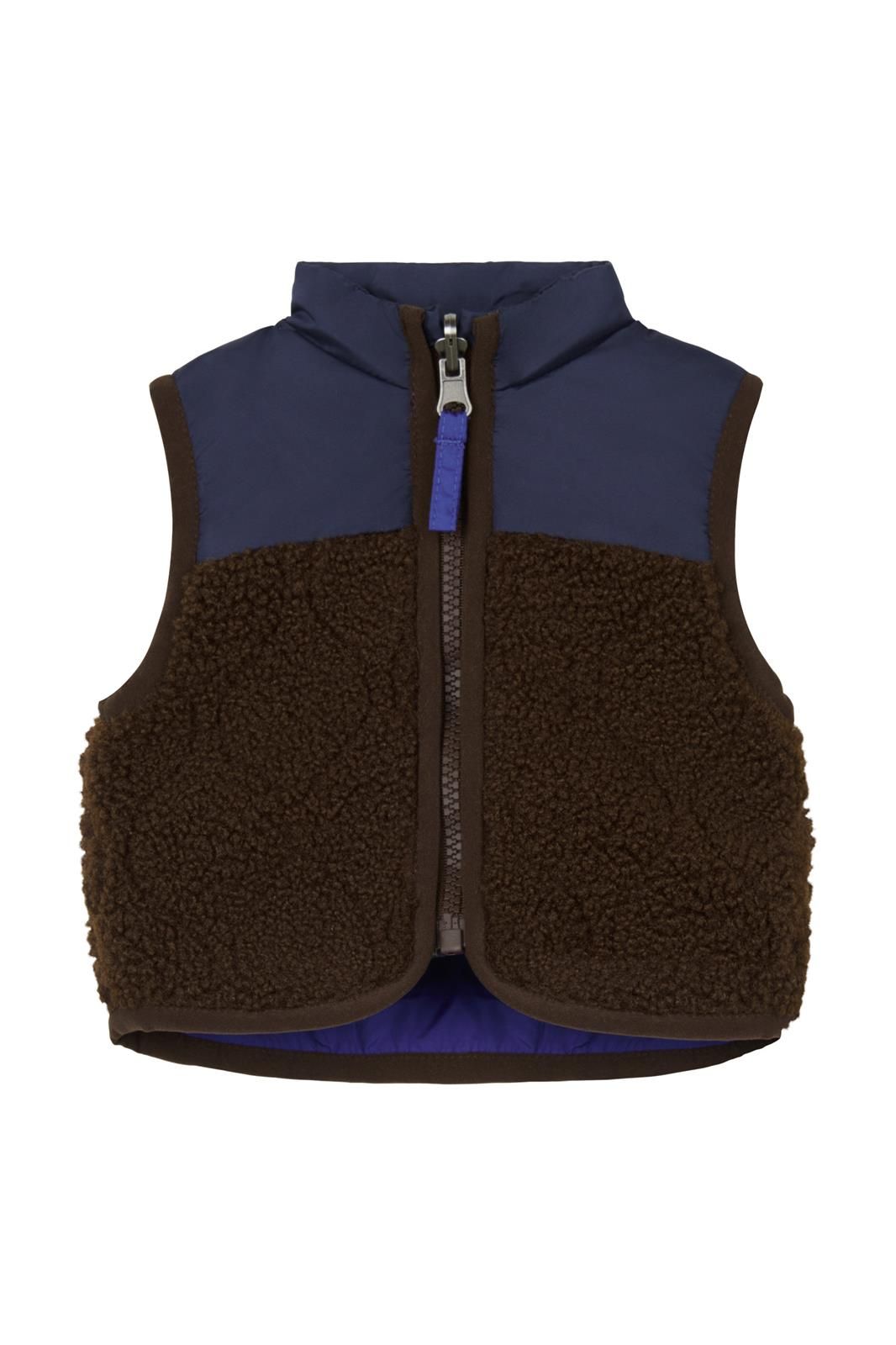 Noppies Baby Bodywarmer Galve - Reversible - Brown Patina
