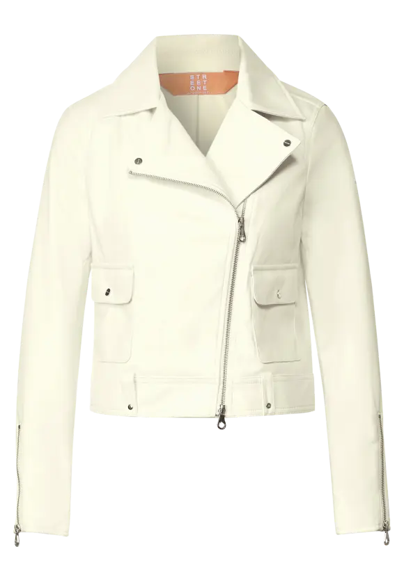 Coole Bikerjacke - snow cream