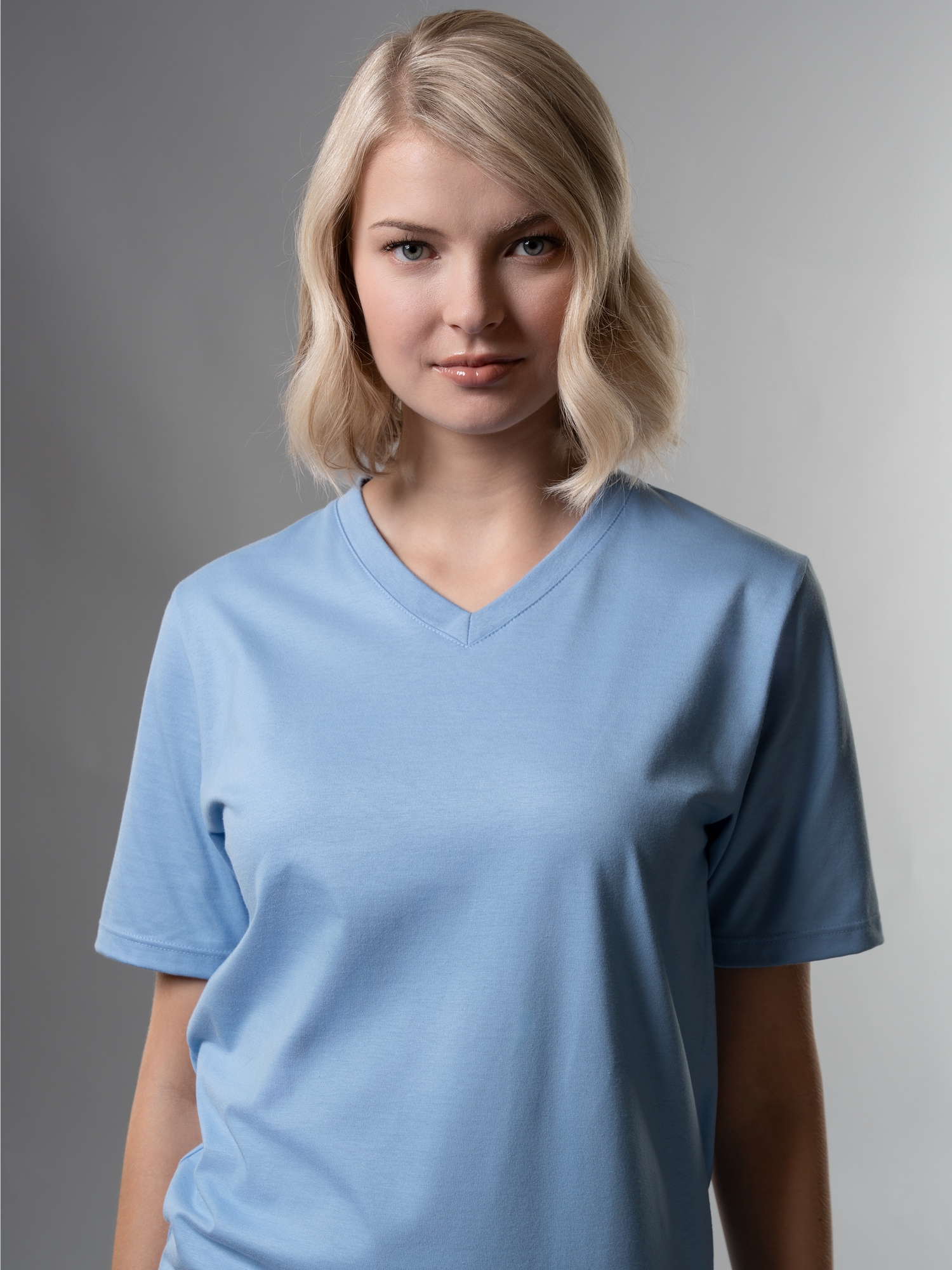 V-Shirt DELUXE Baumwolle Horizont