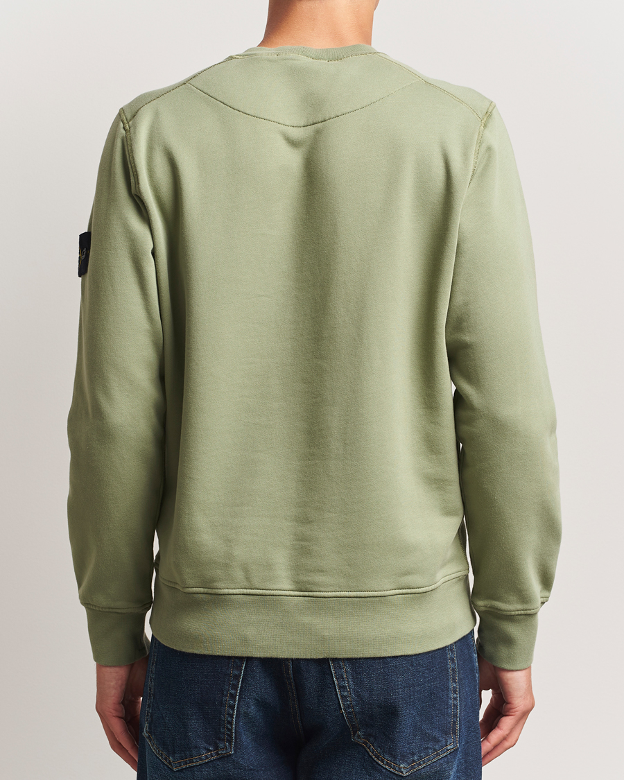 Stone Island Garment Dyed Fleece Sweatshirt Sage