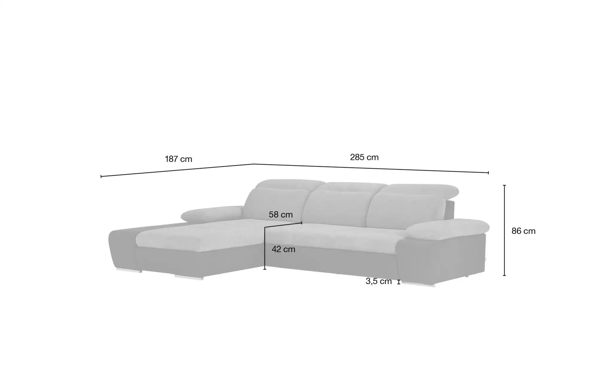 switch Ecksofa Avilla