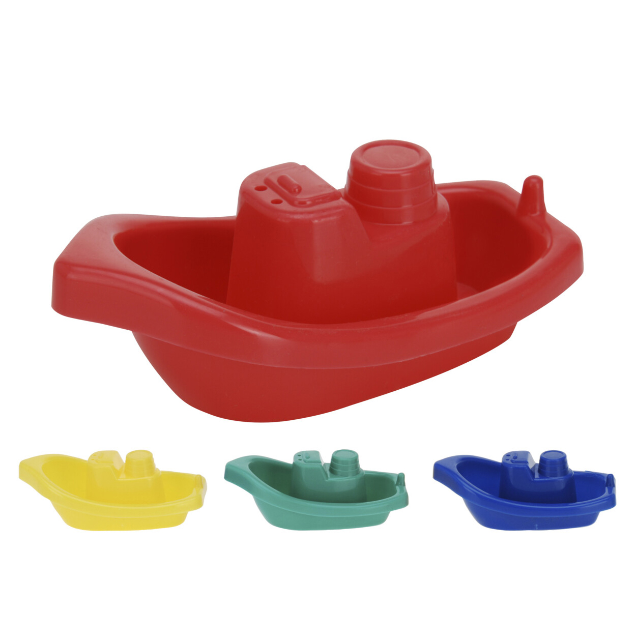 Spielzeug Badeboot 4er Set