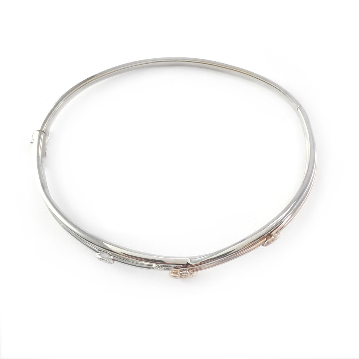 Bracelet d'occasion 2 ors 750 diamant