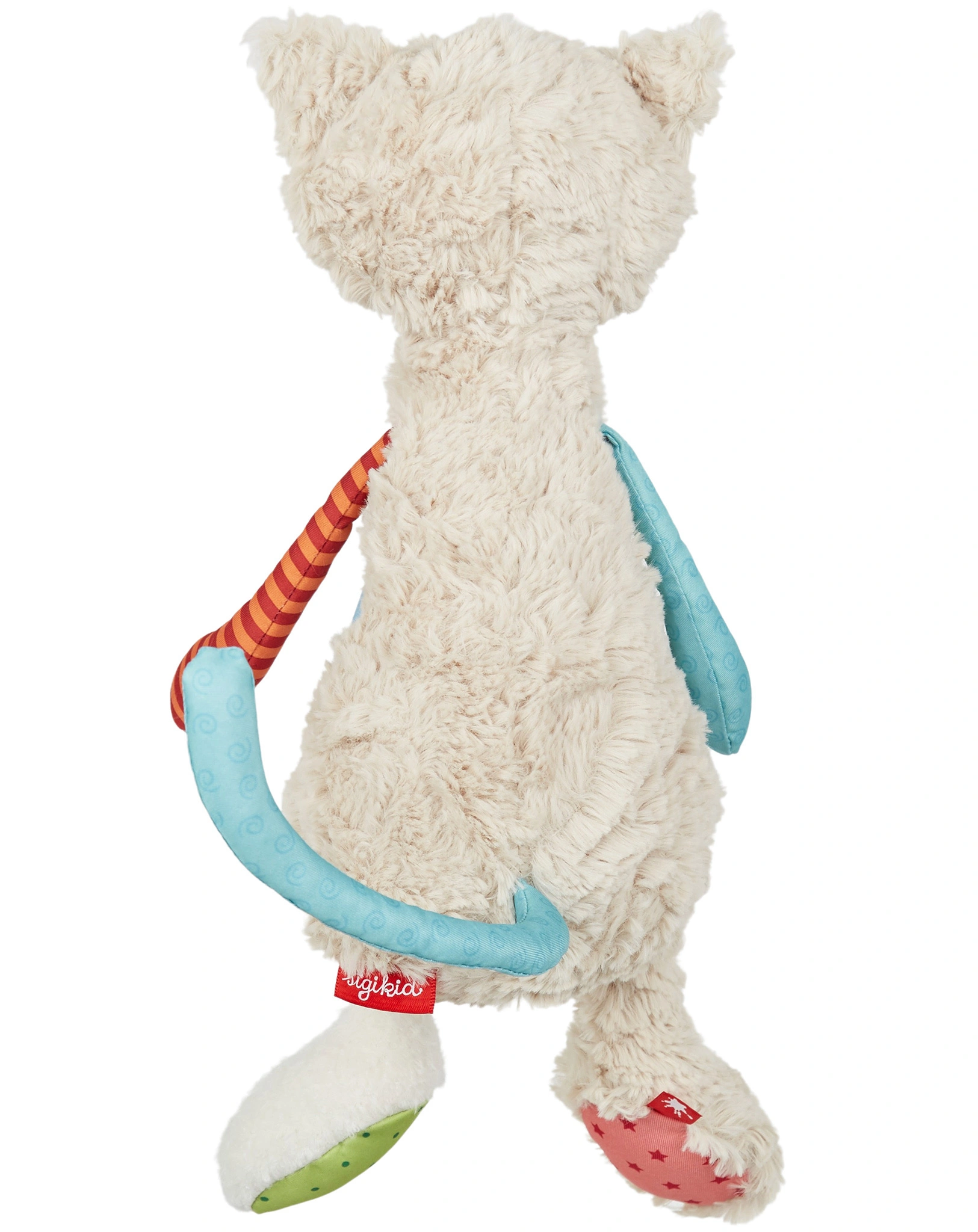 Patchwork Kuscheltier KATZE in bunt