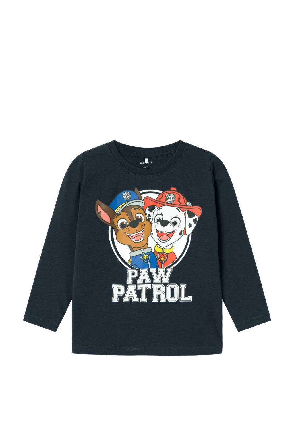NAME IT Paw Patrol longsleeve NMMJOLLO met printopdruk donkerblauw