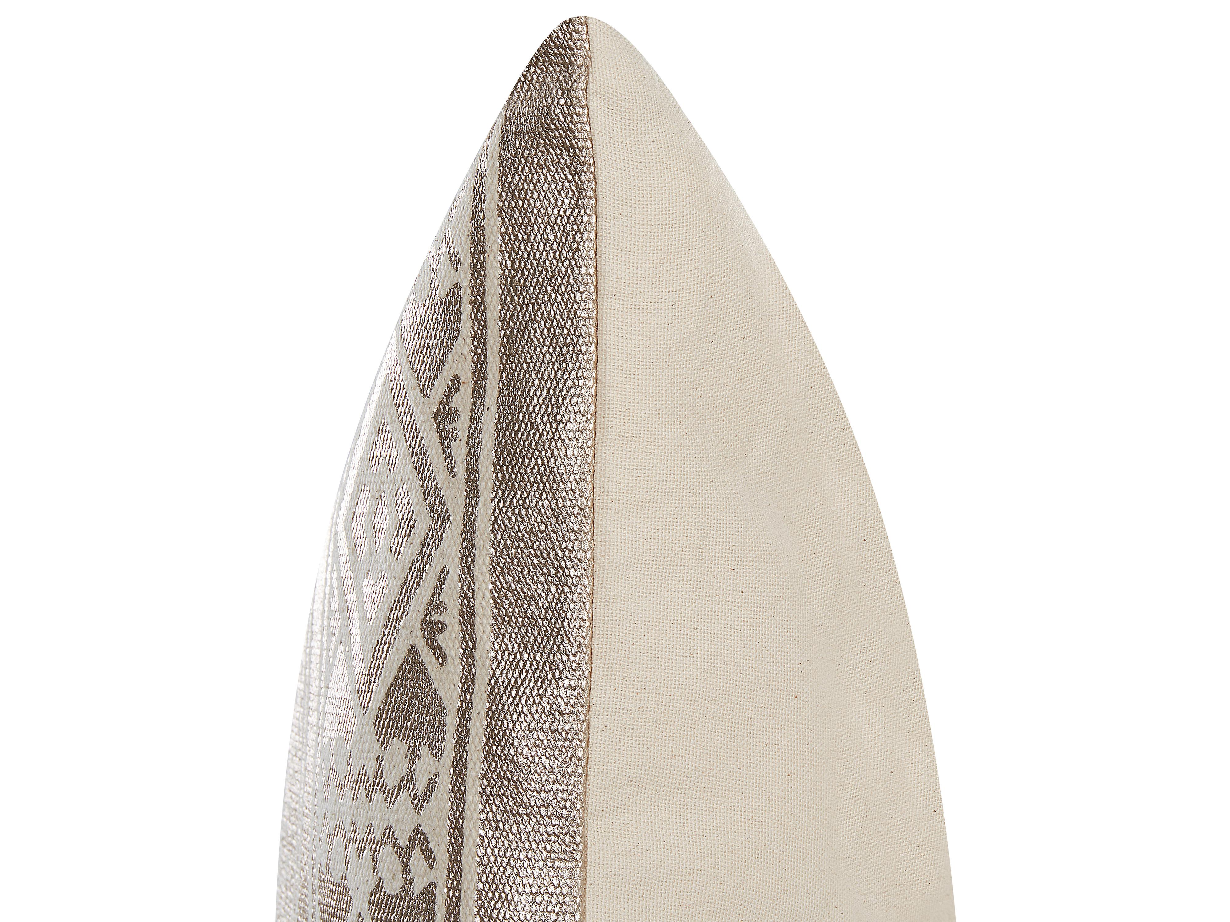 Sierkussen OUJDA Katoen 50 x 50 cm Roségoud geometrisch patroon