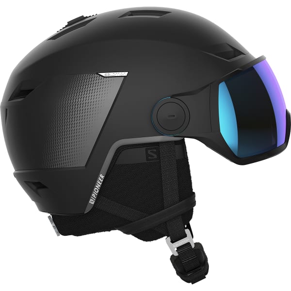 Casque de ski SALOMON PIONEER LT VISOR BK/UNIV M.BLU