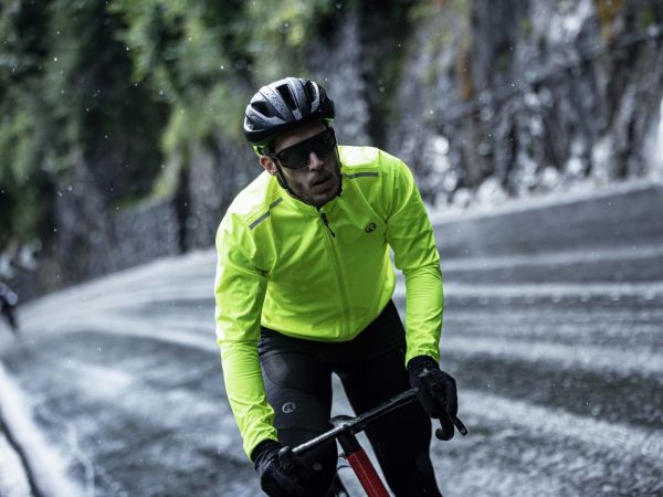 Rogelli Distance Regnjakke, Fluor