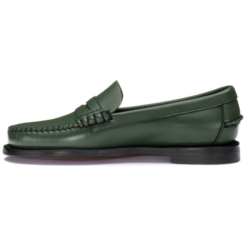 CLASSIC DAN GREEN ARCHIVE MOCASSIN-Mocassin pour femme en cuir brossé