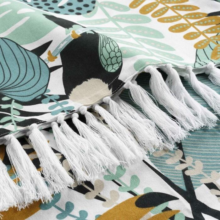 FOUTA A FRANGES 100 X 200 CM COTON IMPRIME BRAZILIA