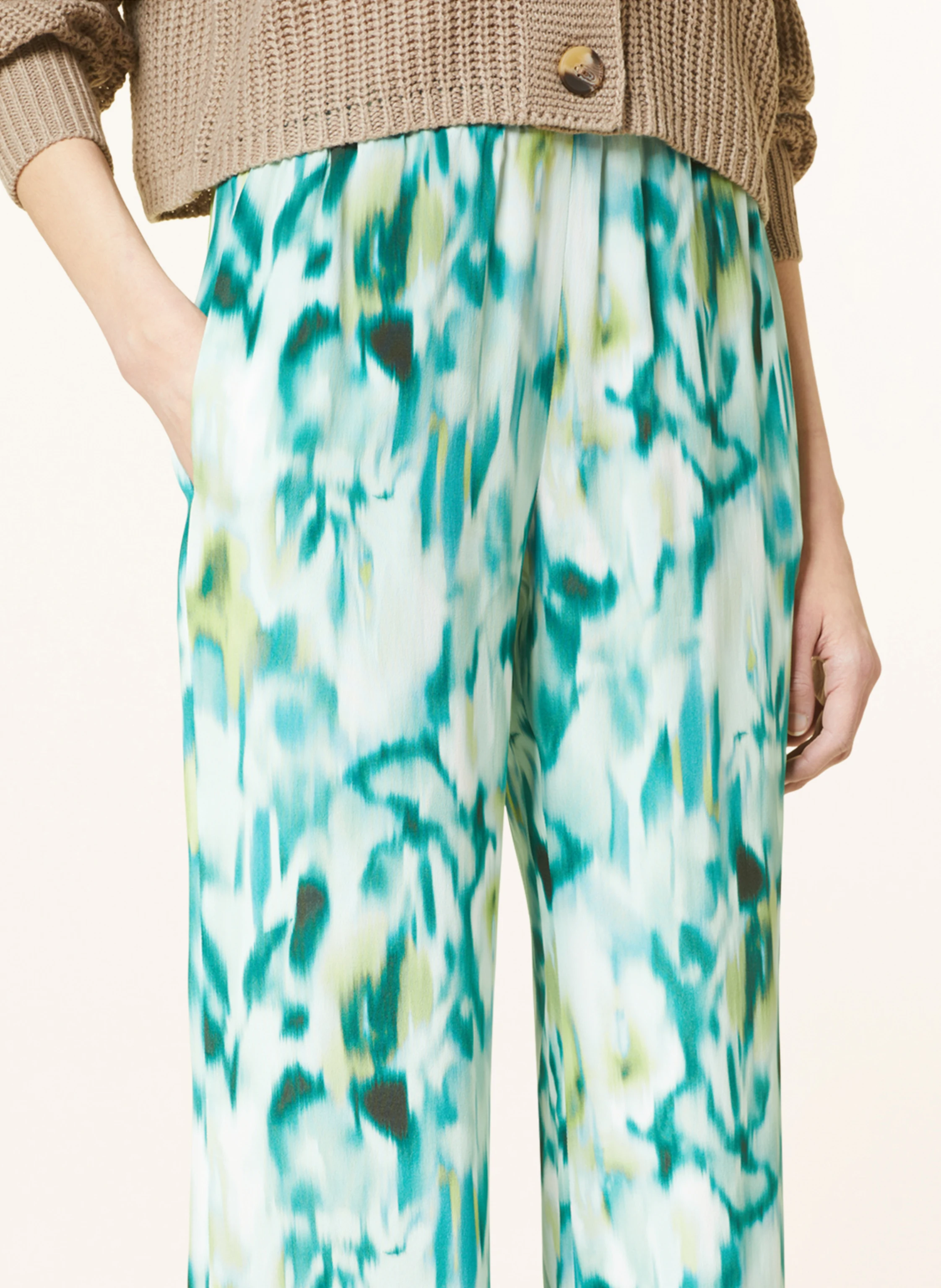 ANTONELLI firenze Marlenehose mit Seide