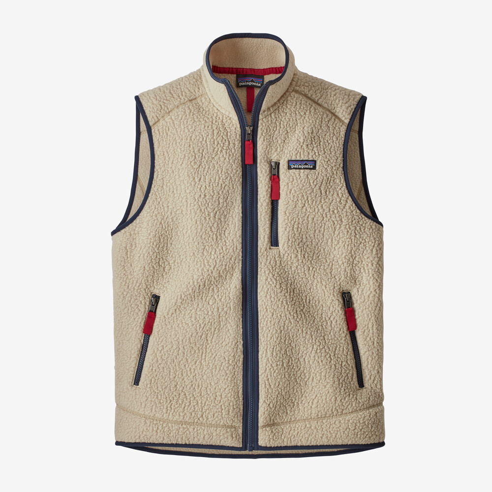 Herren-Retro-Fleeceweste