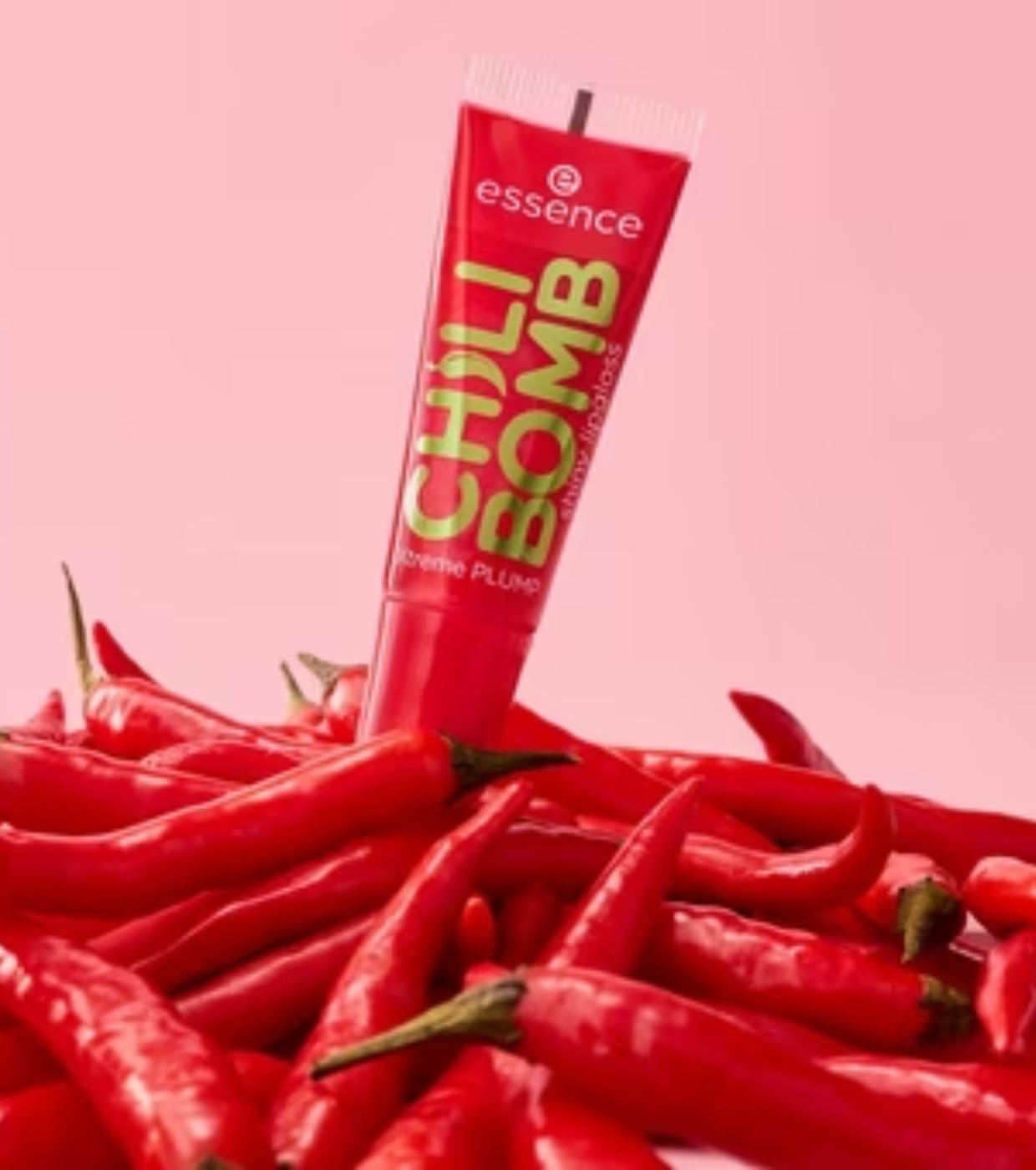 essence - Brilho Labial Chili Bomb - 01: Strawberry Salsa