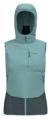 Gilet Hybride Femme Odlo Ascent Vert/Gris