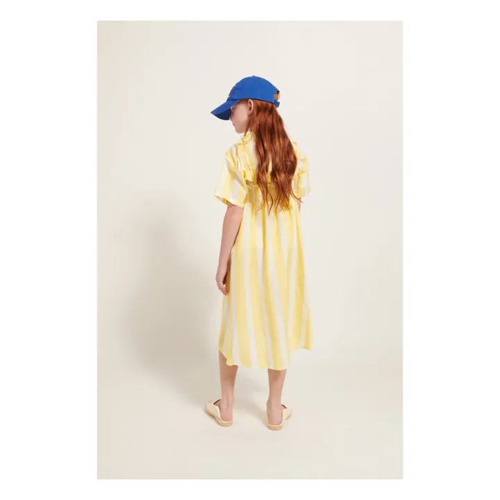 Weekend House Robe Rayure Coton Bio | Jaune