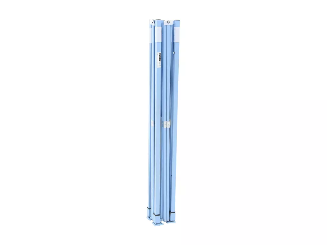 Tente de réception pliable escamotable avec 2 parois latérales