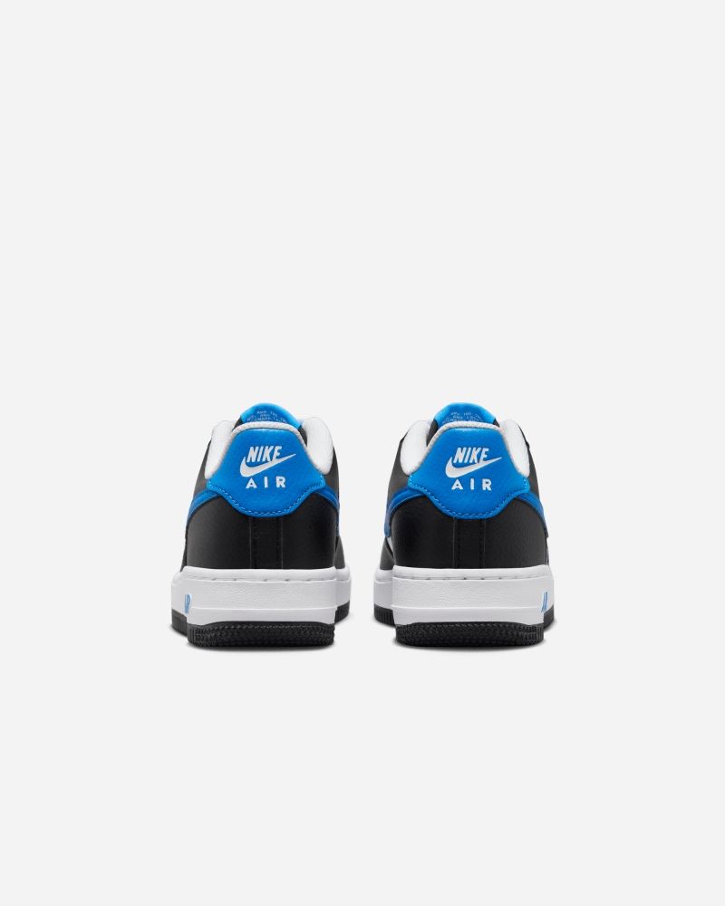 Chaussures Nike Air Force 1 Noir & Bleu pour enfant