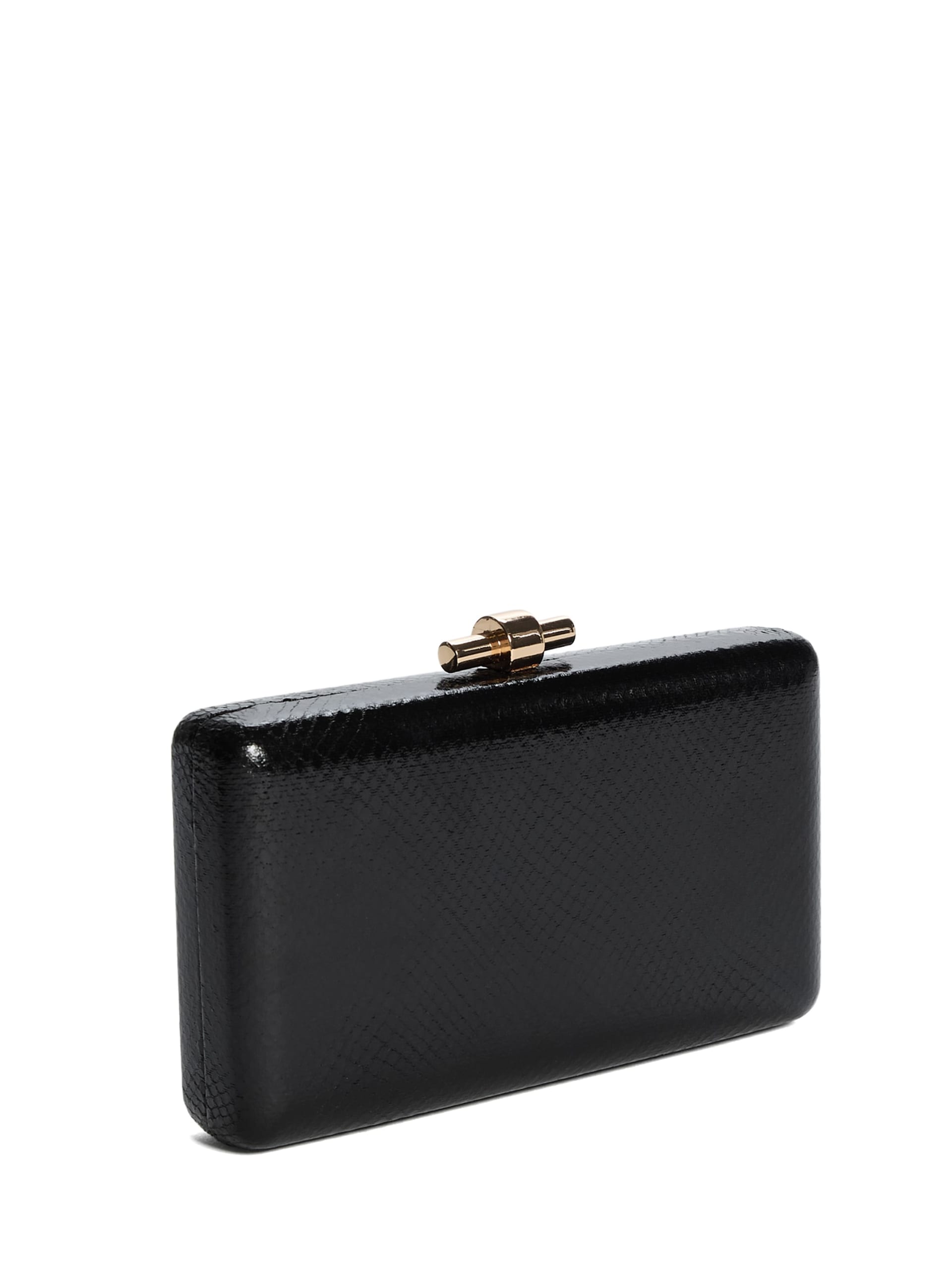 Clutch Python em tom dourado