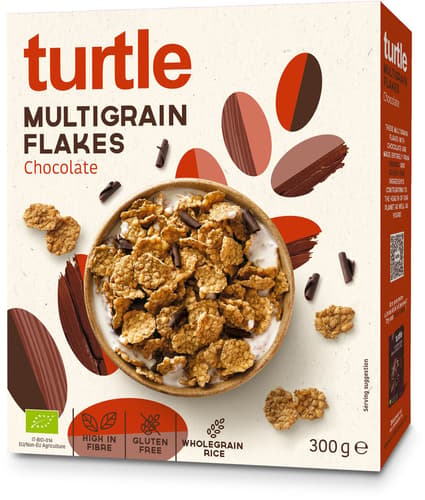 Turtle BIO Mehrkornflocken & Schokolade glutenfrei