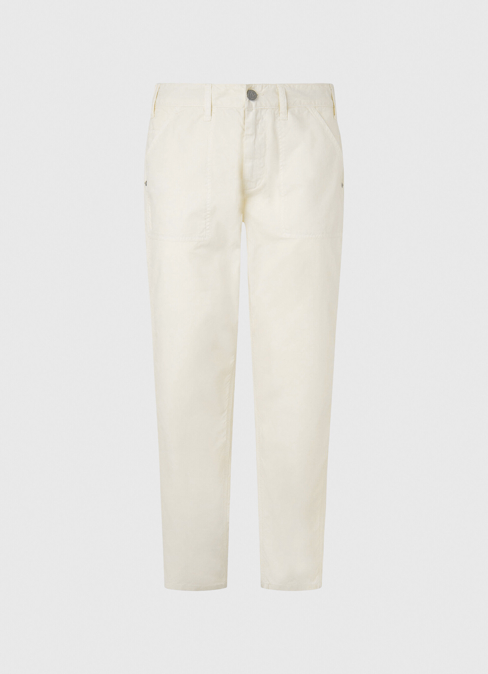 Calça cargo Newton Worker - branco marfim