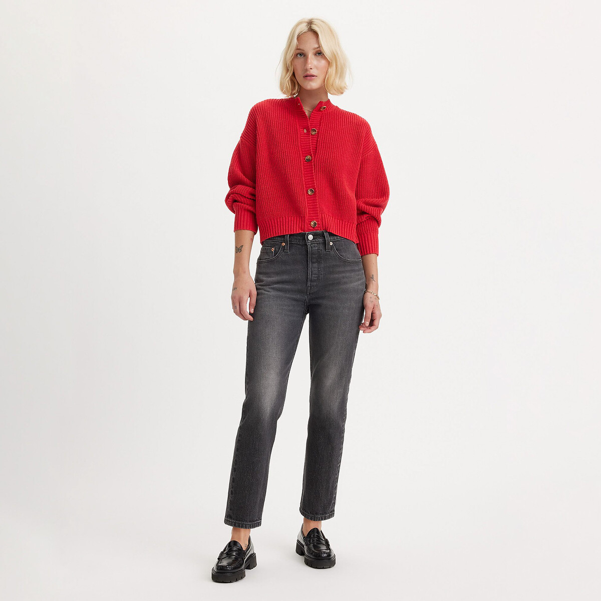 Calça Jeans 501® Cropped da Levi's