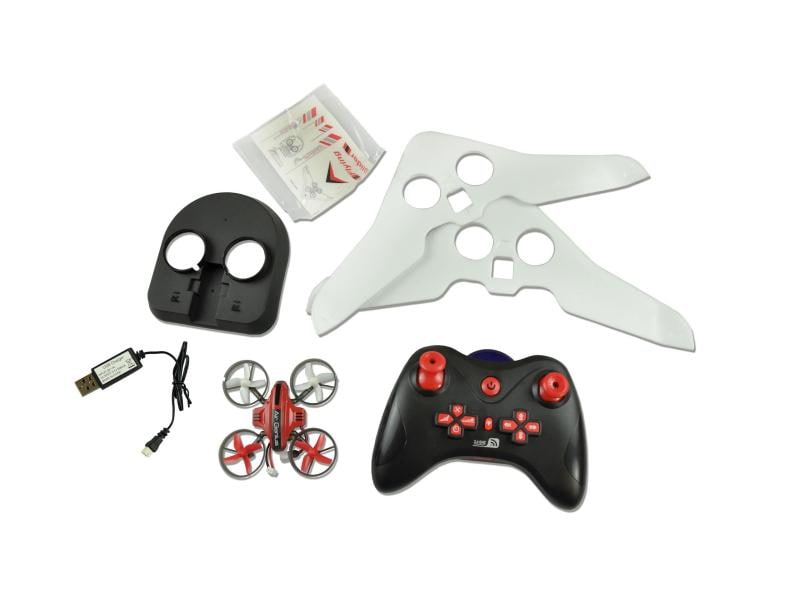 Amewi Air Genius Drohne, Luftkissenfahrzeug, Gleiter 3-in-1 Quadrocopter Drohne