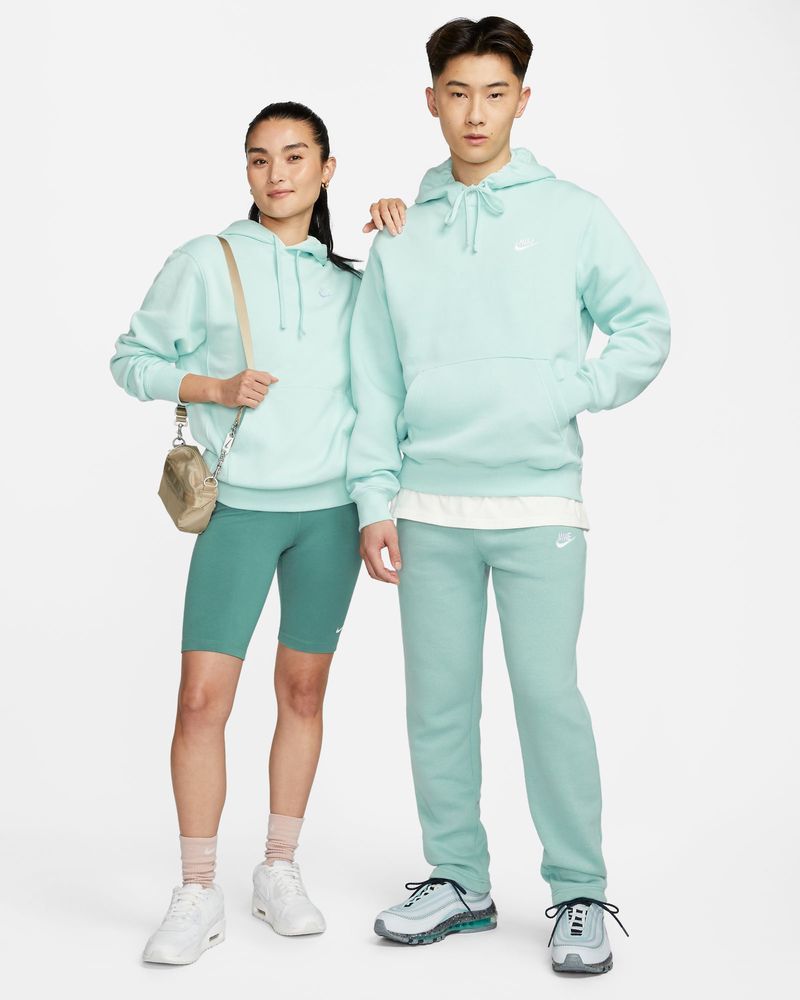 Sweat à capuche Nike Sportswear Club Fleece Vert d'eau pour homme