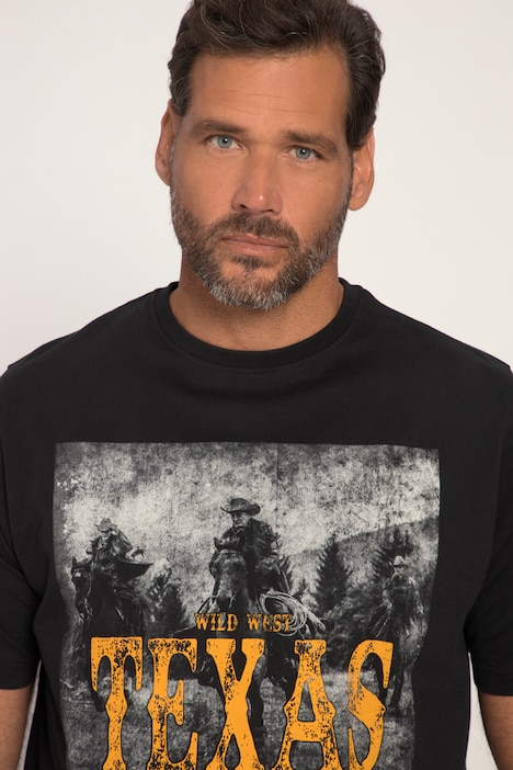 T-Shirts, 2er-Pack, Halbarm, Outlaw Print,  Rundhals