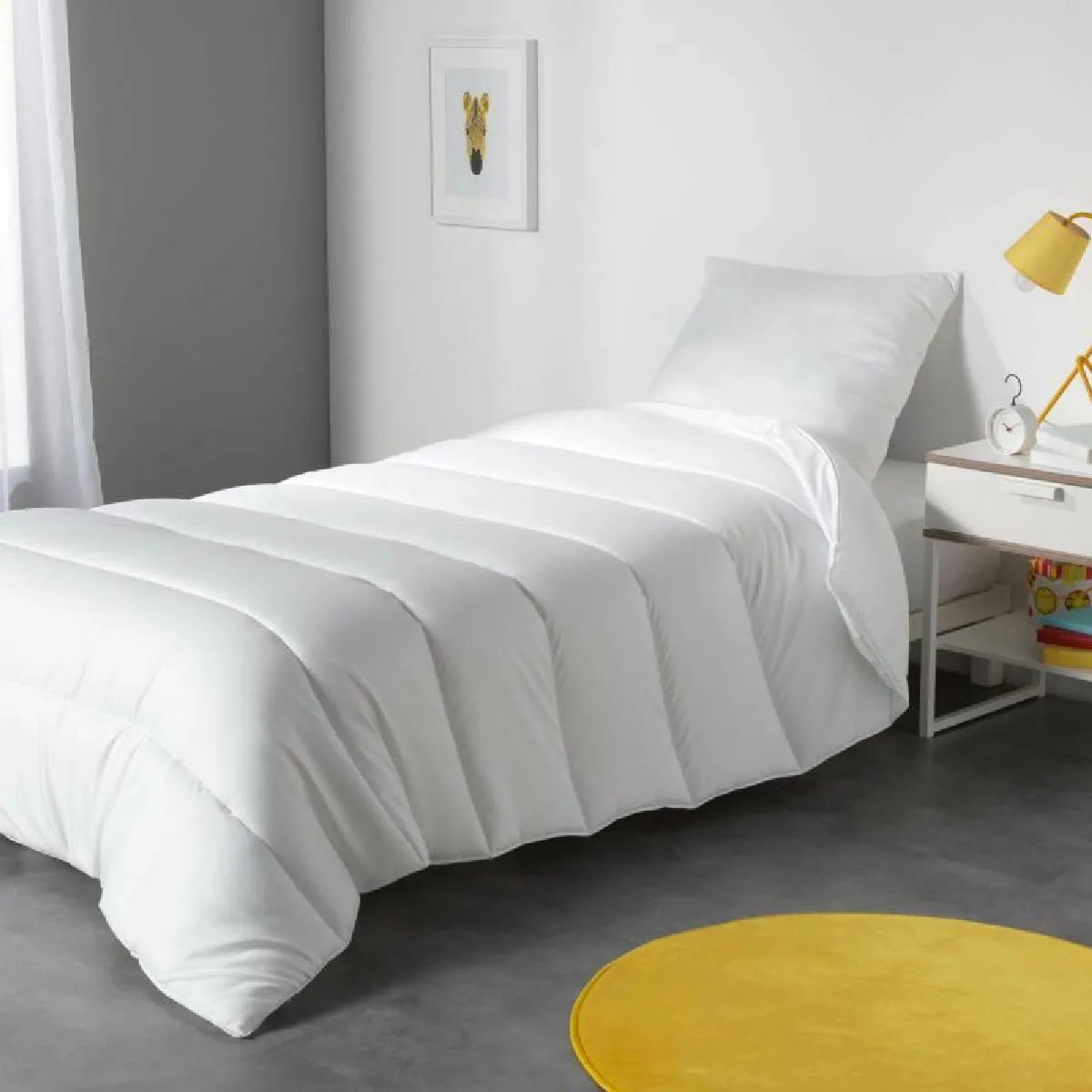 Paris Prix Couette Anti Acarien 140x200 cm - Blanc