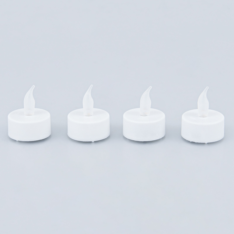 4 bougies chauffe-plats programmable blanc