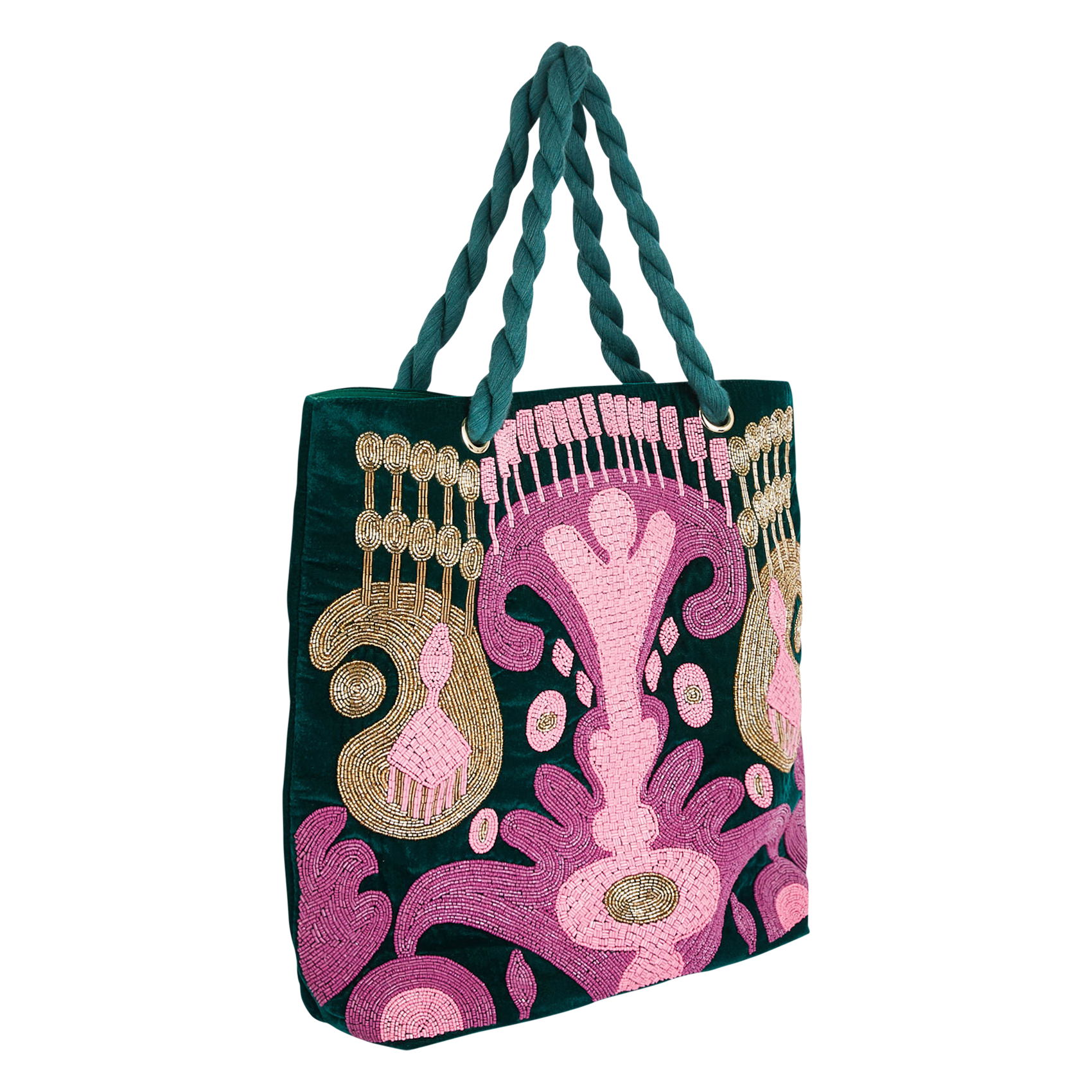 AWAKE - Sac cabas brodé | Vert