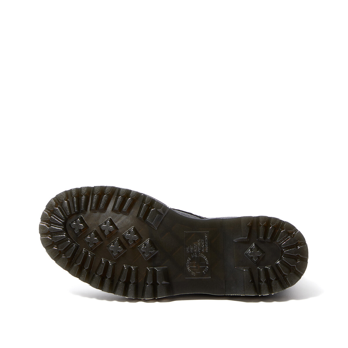 DR. MARTENS<br>Botas de plataforma Sinclair em couro Nappa Milled