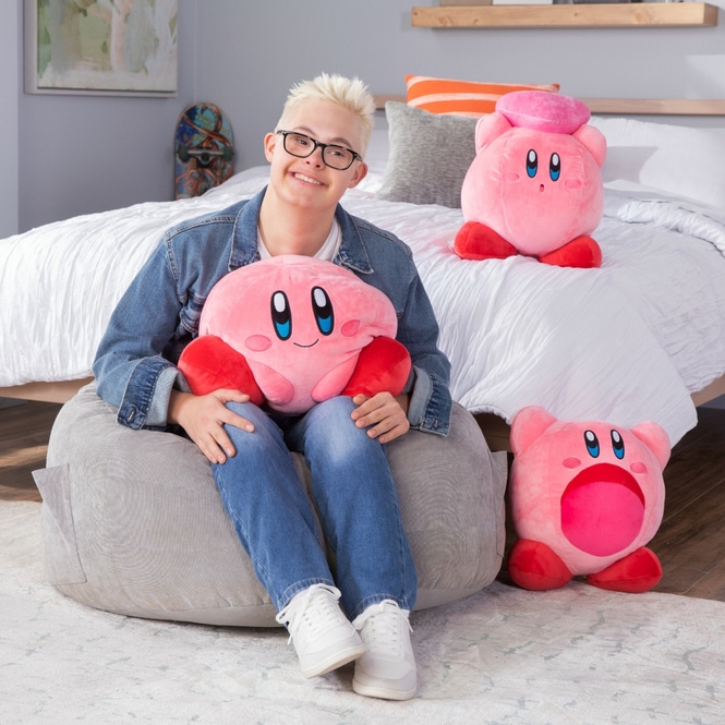Kirby-Nintendo - Mocchi Mocchi - Plüschkissen - Kirby - ca. 40 cm