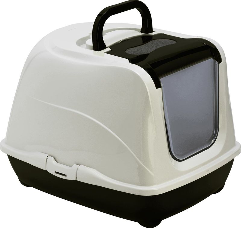 Moderna - Flip Cat - Kattentoilet - 50 cm - Plastic - Doorschijnende Deur