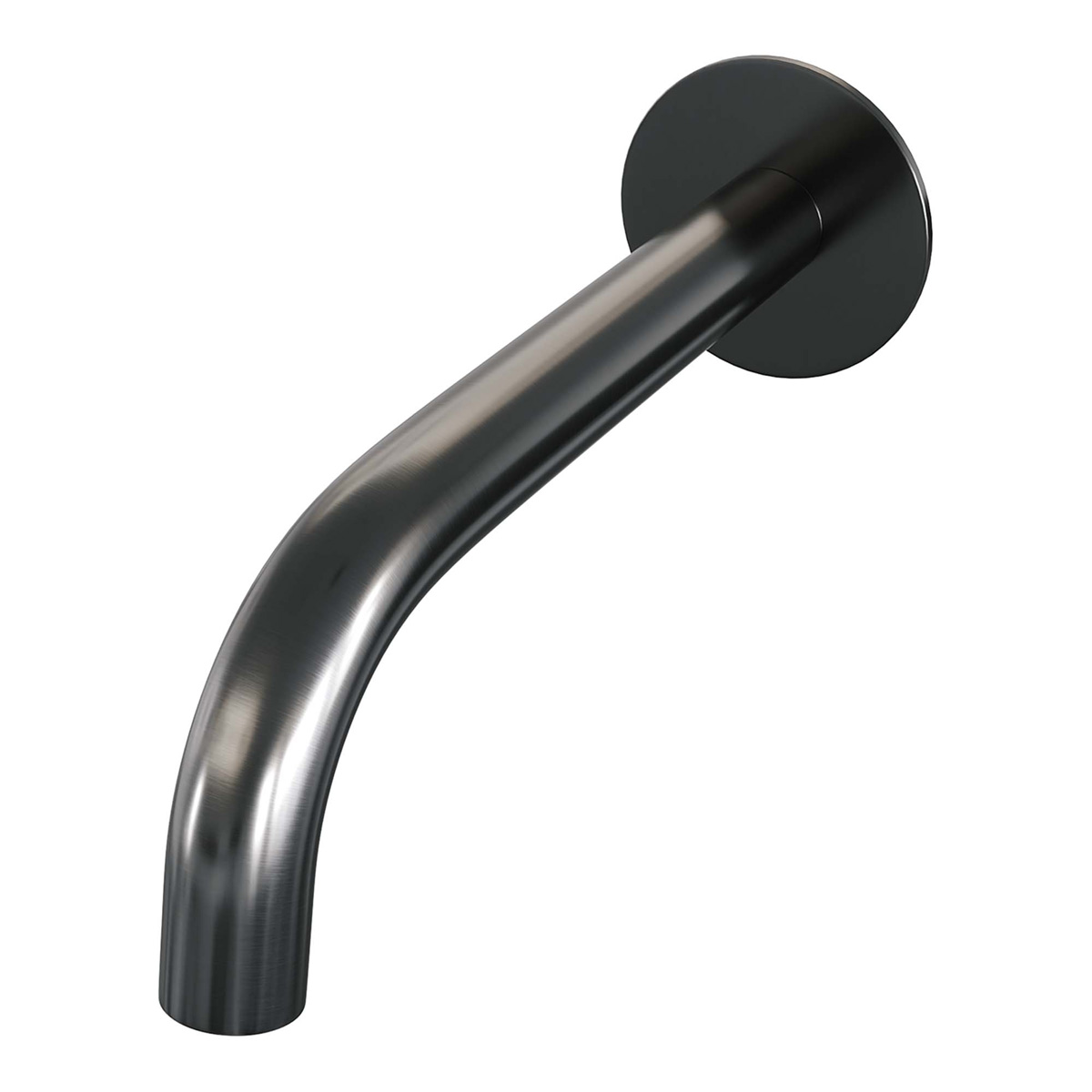 Brauer Stripe inbouw badkraan met staafhanddouche gunmetal geborsteld PVD