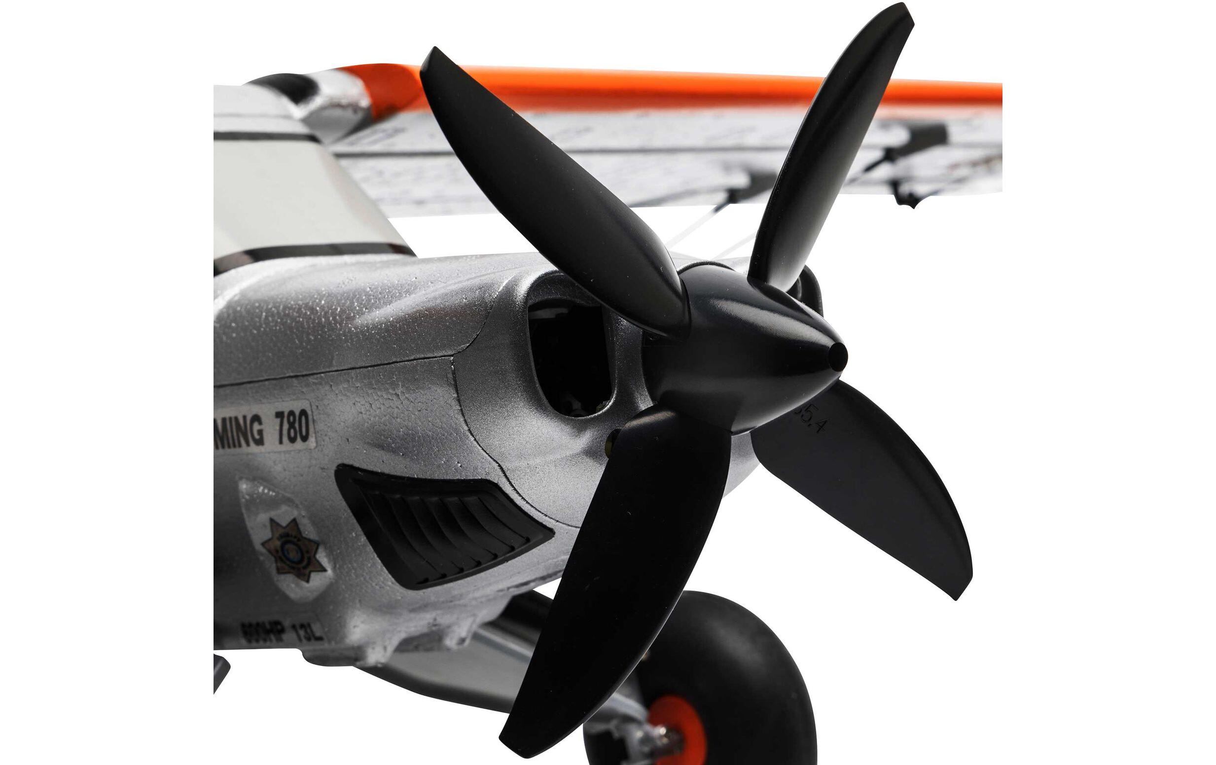 Motorflugzeug Micro Srappy 800 mm EP AS3X & SAFE, BNF Basic<br>Flugmodell im UMX Format