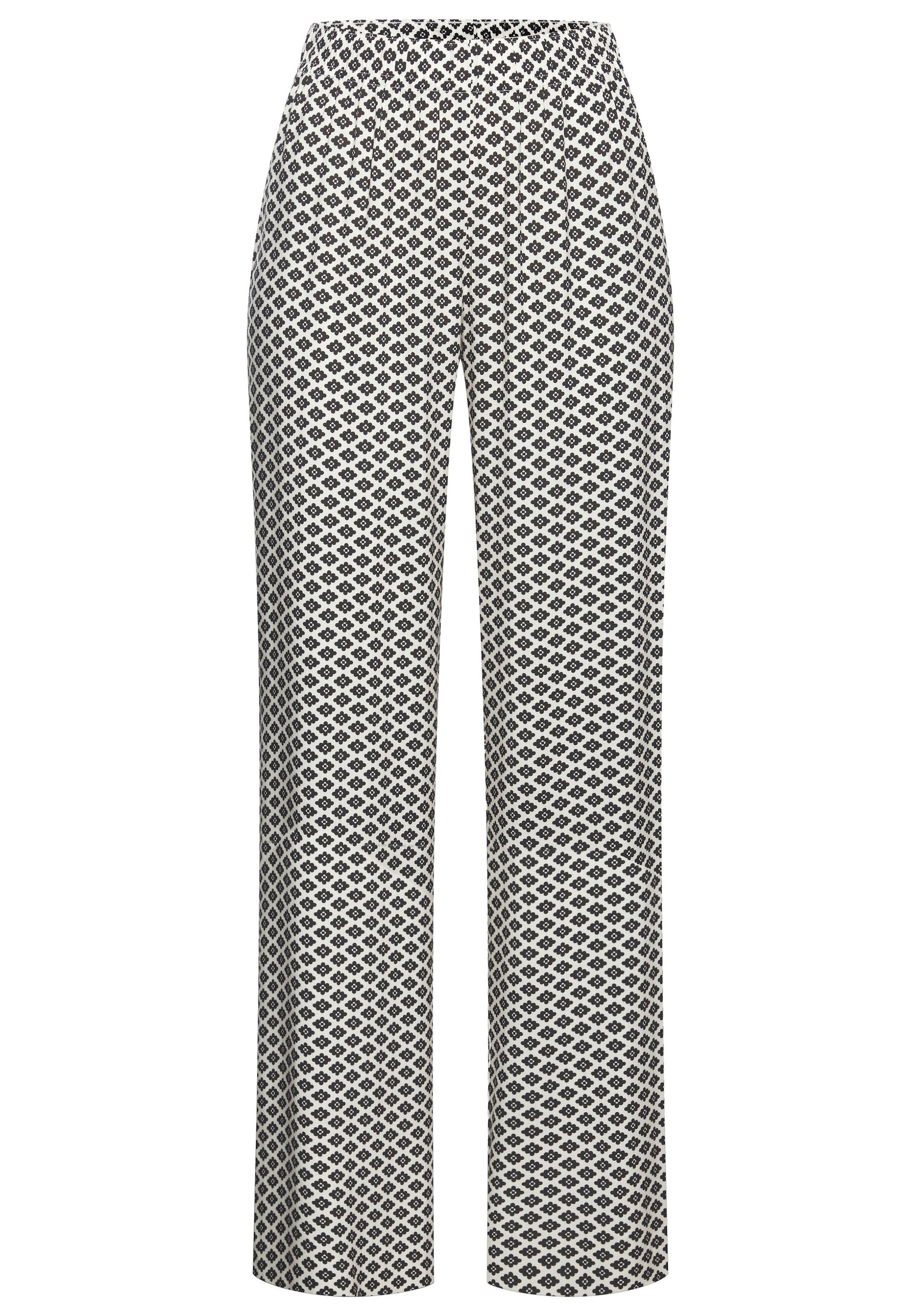 LASCANA Pyjamahose  Mit edlem Allover-Muster