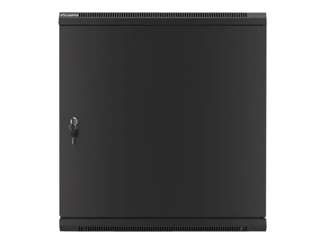 Lanberg WF01 Series - Rack kabinet - flad pakke - vægmonterbar - sort, RAL 9004 - 12U - 19