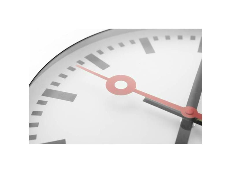 NeXtime Wanduhr Station Ø 35 cm Weiss Analoge Wanduhr