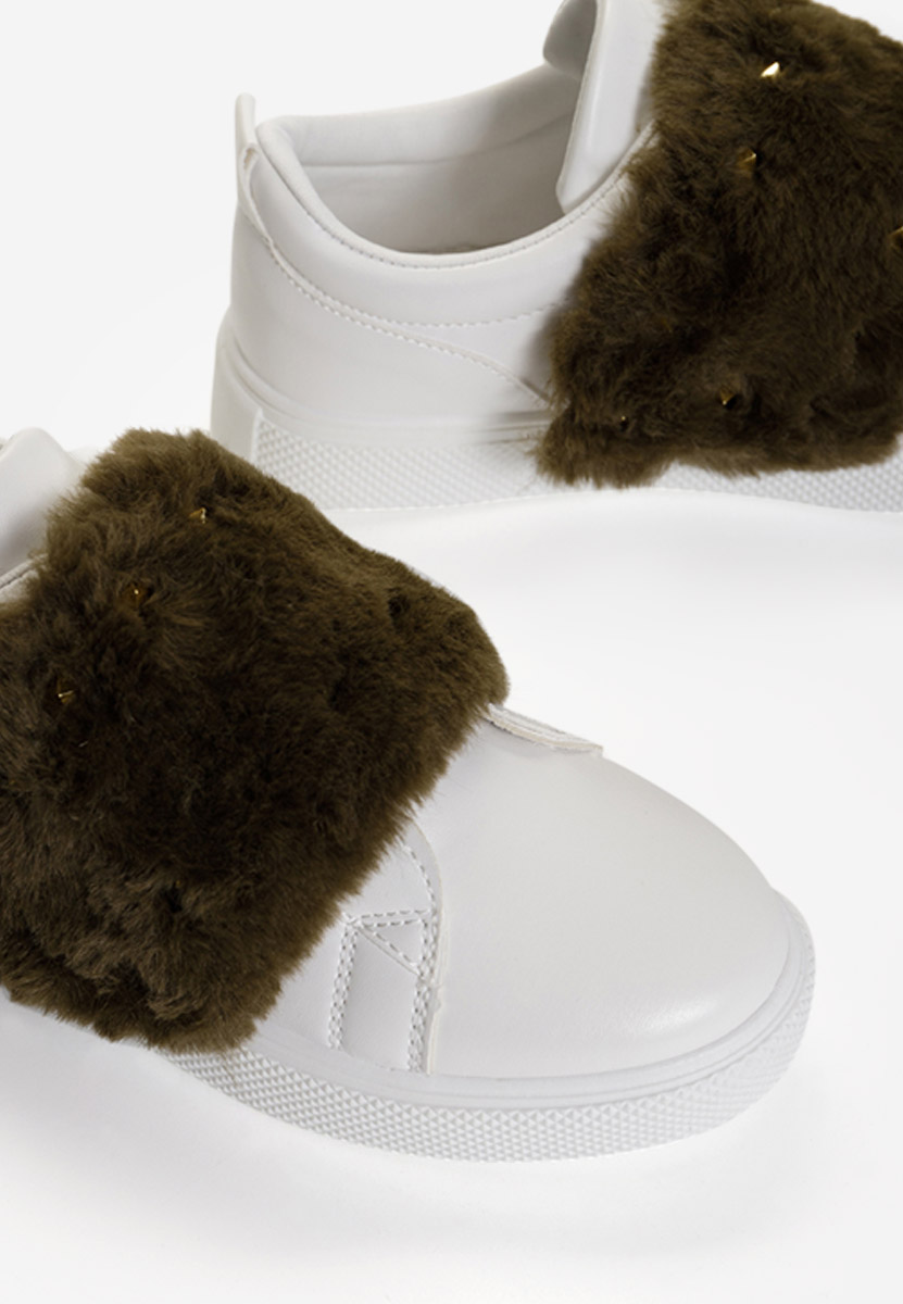 Baskets pour femme blancs Nazira V4