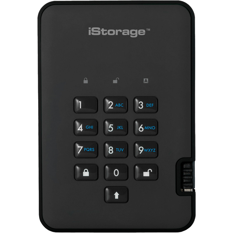 iStorage Externe Festplatte HDD diskAshur2, 1000 GB, USB 3.1, 1 Stück